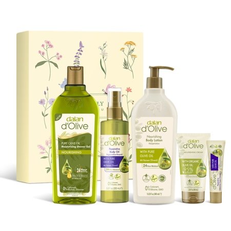 달란 디올리브 바디케어 선물 세트(바디워시/ 바디로션/ 바디오일/ 핸드크림)